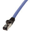 LogiLink Premium Patchkabel, Kat. 8.1, S FTP, 0,5 m, blau