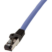 LogiLink Premium Patchkabel, Kat. 8.1, S FTP, 3,0 m, blau