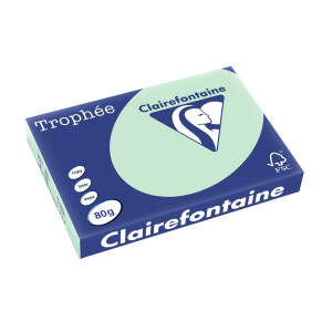 Clairefontaine Multifunktionspapier Trophée, A3, hellgrün