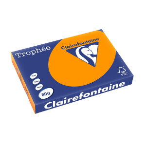 Clairefontaine Multifunktionspapier Trophée, A3, orange
