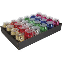 Clairefontaine Ringelband-Eiknäuel, metallic, gold