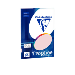 Clairefontaine Tropheé Farbiges Kopier   Druckerpapier DIN A4 80 g m2 Goldgelb 5 