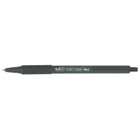 BIC Druckkugelschreiber Soft Feel Clic Grip, schwarz