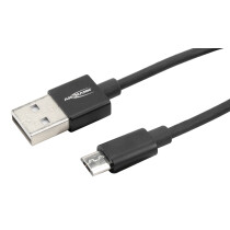 ANSMANN Daten- & Ladekabel, USB-A - Micro USB-B, 1,2 m