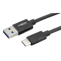 ANSMANN Daten- & Ladekabel, USB-A - USB-C, 2.000 mm,...