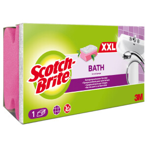 Scotch-Brite Reinigungsschwamm Soft, Farbe: rosa weiß