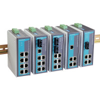 MOXA Unmanaged Industrial Ethernet Switch, 5 x RJ45 Ports