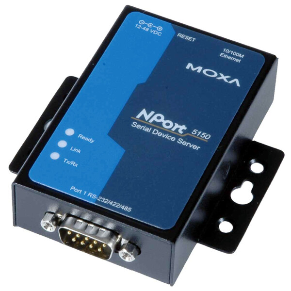 MOXA Serial Device Server, 1 Port, RS-232, Nport-5110