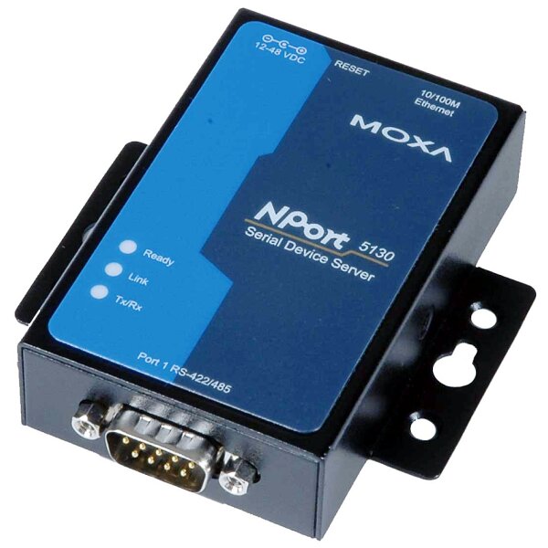 MOXA Serial Device Server, 1 Port, RS-232 422 485