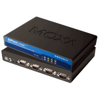 MOXA USB 2.0 auf RS-232 Hub, 4-fach, Desktop, ohne Netzteil