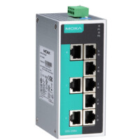 MOXA Unmanaged Industrial Ethernet Switch, 5 Port, EDS-205A