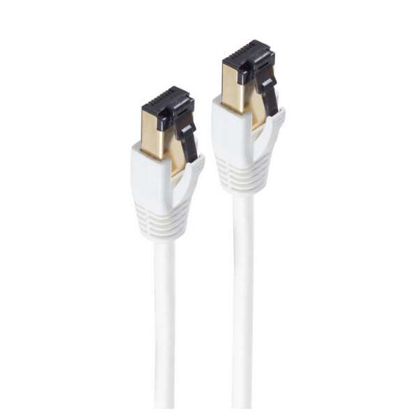 shiverpeaks BASIC-S Patchkabel, Kat. 8, F FTP, 5,0 m, weiß