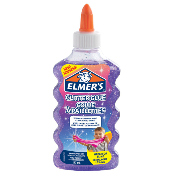 ELMERS Glitzerkleber "Glitter Glue" pink, 177 ml