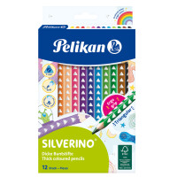 Pelikan Dreikant-Buntstifte SILVERINO dick, 12er Kartonetui