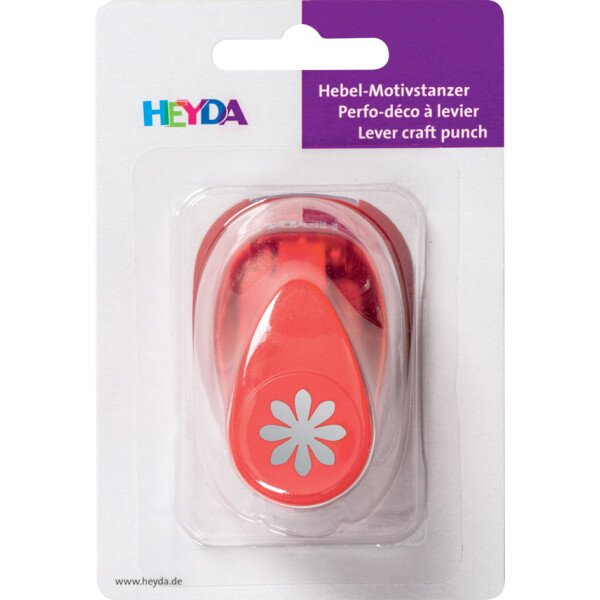 HEYDA Motivstanzer Herz, klein, Farbe: rot