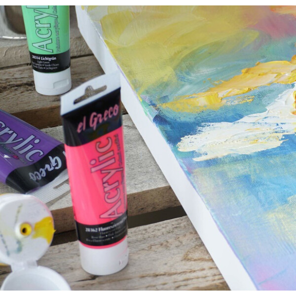 KREUL Acrylfarbe el Greco, echtrot, 75 ml Tube