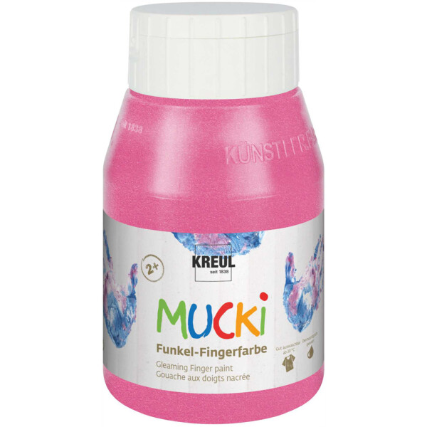 KREUL Funkel-Fingerfarbe "MUCKI", zauber-lila, 500 ml