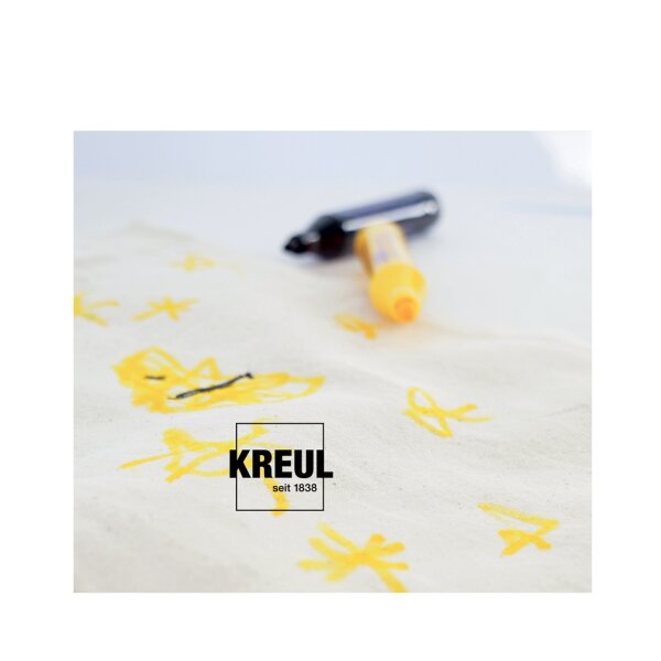 KREUL Stoff-Sternchen Stoffmalstift "MUCKI", 5er-Set