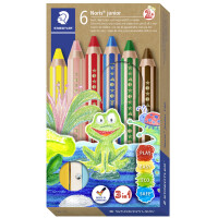 STAEDTLER Hexagonal-Buntstift Noris junior, 6er Kartonetui
