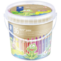 STAEDTLER Hexagonal-Buntstift Noris junior, 36er Eimer