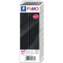 FIMO SOFT Modelliermasse, ofenhärtend, schwarz, 454 g