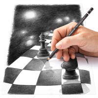 STAEDTLER Bleistift Mars Lumograph black, Härtegrad: HB