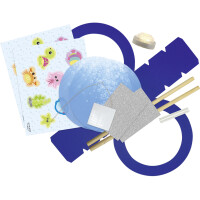 folia Laternen-Bastelset "UNTERWASSERWELT", blau