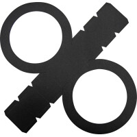 folia Laternen-Zuschnitt, aus Fotokarton, hochrot