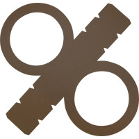 folia Laternen-Zuschnitt, aus Fotokarton, maigrün