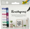 folia Pinselstift Brush Pens "Basic", 4er Set