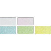 folia Glitterkarton "Pastell", 500 x 700 mm,...
