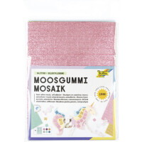 folia Moosgummi-Mosaik "Glitter",...