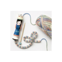 folia Strickliesel, inkl. Wolle und Sticknadel