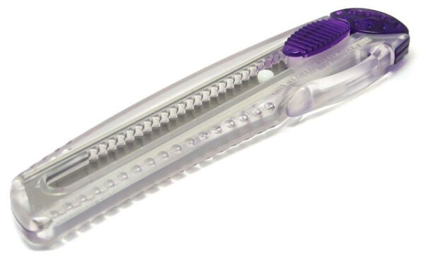 NT Cutter iL-120P, Kunststoff-Gehäuse, violett-transparent