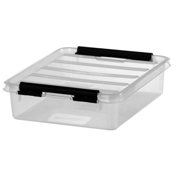 smartstore Aufbewahrungsbox CLASSIC 1 L, Clips: wei&szlig;