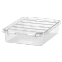 smartstore Aufbewahrungsbox CLASSIC 1 L, Clips: weiß