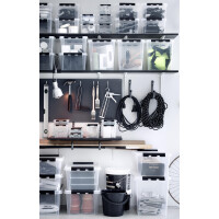 smartstore Aufbewahrungsbox CLASSIC 1 L, Clips: weiß