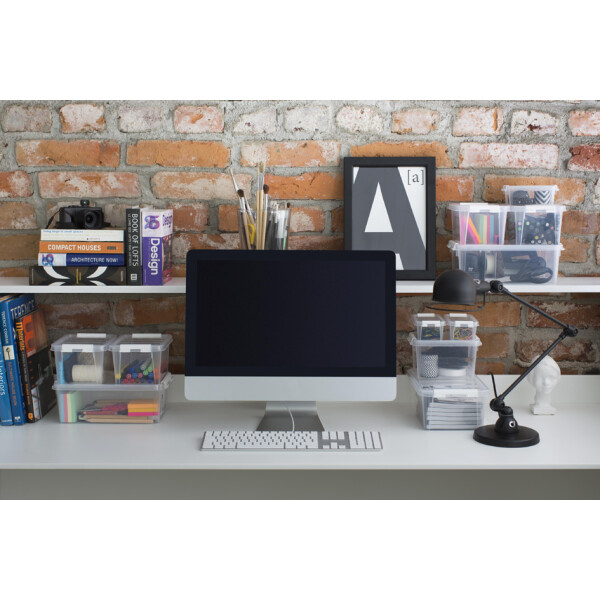 smartstore Aufbewahrungsbox CLASSIC 1,5 L, Clips: schwarz
