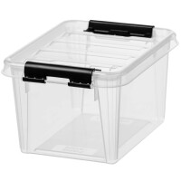 smartstore Aufbewahrungsbox CLASSIC 1,5 L, Clips: weiß