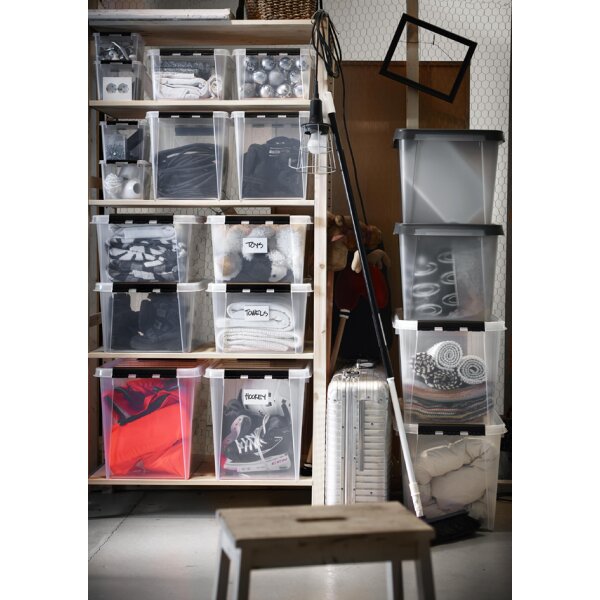 smartstore Aufbewahrungsbox CLASSIC 2 L, Clips: wei&szlig;