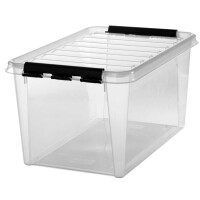 smartstore Aufbewahrungsbox CLASSIC 46 L, Clips: weiß
