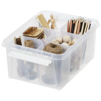 smartstore Aufbewahrungsbox CLASSIC 14 L + Einsätze, schwarz