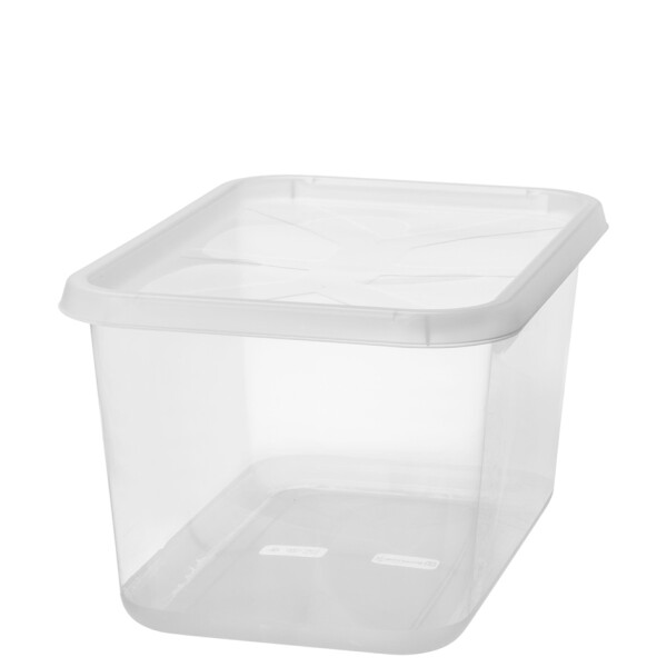 smartstore Aufbewahrungsbox BASIC M, 25 Liter, transparent
