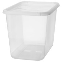 smartstore Aufbewahrungsbox BASIC L, 44 Liter, transparent