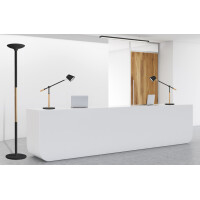 UNiLUX LED-Tischleuchte VICKY, dimmbar, Buche weiß