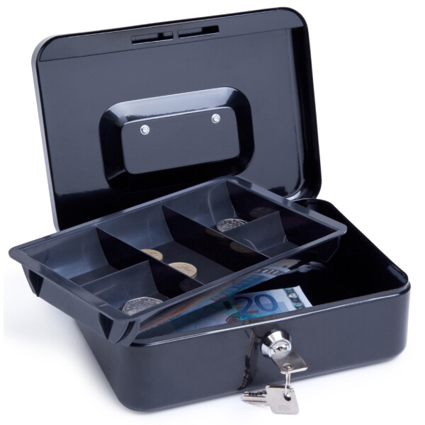 RAPESCO Geldkassette, Breite: 200 mm, schwarz