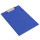 RAPESCO Klemmbrett Standard, A4, PVC-Folienüberzug, blau