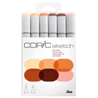 COPIC Marker sketch, 6er Set "Portrait"