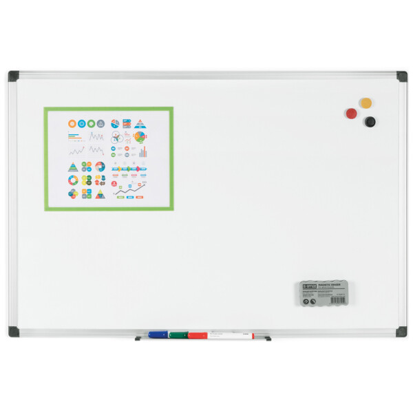 Bi-Office Weißwandtafel "Maya", 900 x 600 mm, lackiert