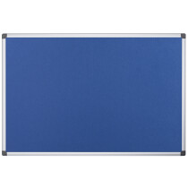Bi-Office Filztafel "Maya", 900 x 600 mm, blau